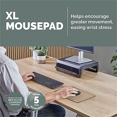 Fellowes Breyta XL Mousepad - Sand (100145442)