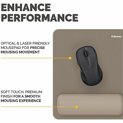 Fellowes Breyta Mousepad Wrist Rest - Sand (100145443)