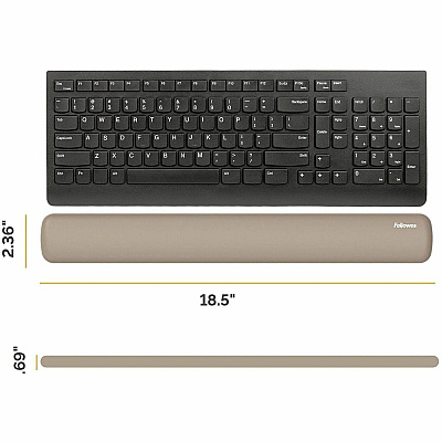Fellowes Breyta Keyboard Wrist Rest - Sand (100145444)
