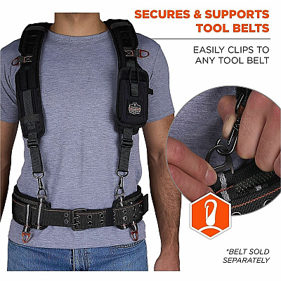ergodyne Arsenal 5566 Tool Belt Suspenders - Tool Tethering Attachment Point (13566)