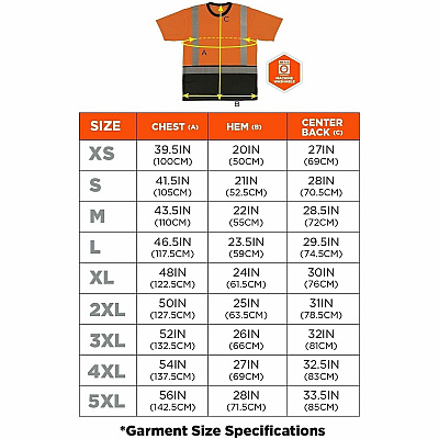 ergodyne GloWear 8286BK Essential Hi-Vis T-Shirt (22199)