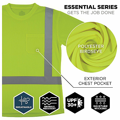 ergodyne GloWear 8274 Women's Essential Hi-Vis T-Shirt (22076)