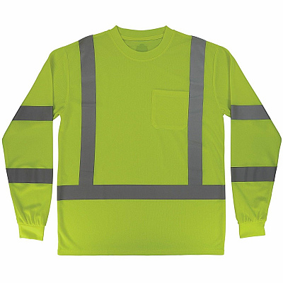 ergodyne Essential Hi-Vis Long Sleeve T-Shirt - Type R, Class 3 (22059)
