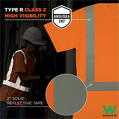 ergodyne GloWear 8274 Women's Essential Hi-Vis T-Shirt (22084)