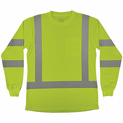 ergodyne GloWear 8374 Women's Essential Hi-Vis Long Sleeve T-Shirt (22097)
