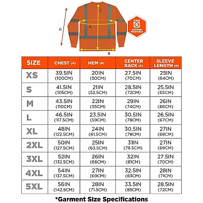 ergodyne GloWear 8368 Essential Hi-Vis Long-Sleeve T-Shirt (22066)