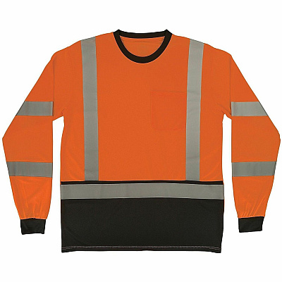 ergodyne GloWear 8369BK Essential Hi-Vis Long Sleeve T-Shirt (22226)