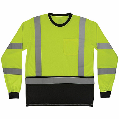 ergodyne GloWear 8369BK Essential Hi-Vis Long Sleeve T-Shirt (22204)