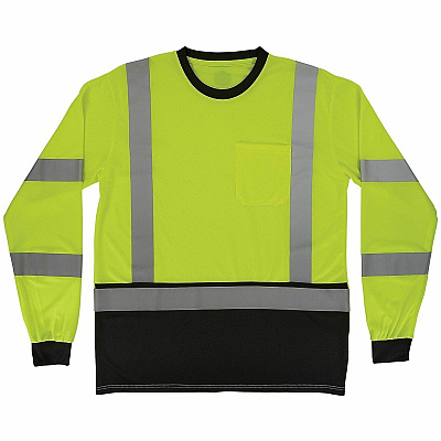 ergodyne GloWear 8369BK Essential Hi-Vis Long Sleeve T-Shirt (22205)