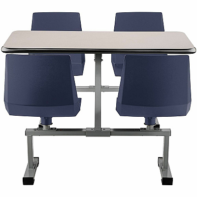 National Public Seating Cluster Swivel Booth with Swivel Seats (CSBG2448GY04)
