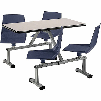 National Public Seating Cluster Swivel Booth with Swivel Seats (CSBG2448GY04)