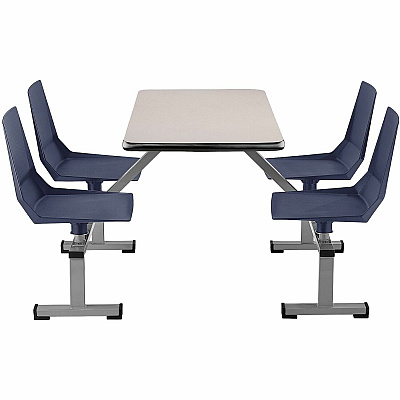 National Public Seating Cluster Swivel Booth with Swivel Seats (CSBG2448GY04)