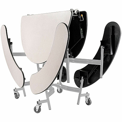 National Public Seating Mobile Fixed-Bench Units (TR60BMPPGYGY)