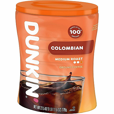 Dunkin Donuts Dunkin Donuts Ground Colombian Coffee (01292)