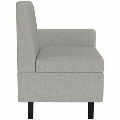 Safco Movvi Modular Single-Seat Chair with Left Arm (MISSALDT15)