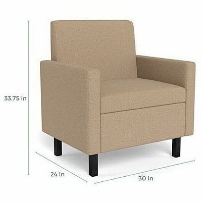 Safco Movvi Modular Single-Seat Chair with Both Arms (MISSABDT08)