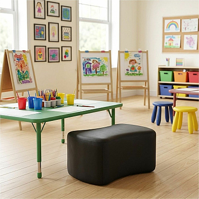 Learniture Shapes Series II Bowtie Modular Soft Seating (LNT1016BKA)