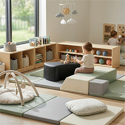 Learniture Shapes Series II Bowtie Modular Soft Seating (LNT1016BKA)