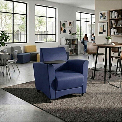Learniture Shapes Series II Common Area Chair w/Tablet Arm (LNT1601266GT)