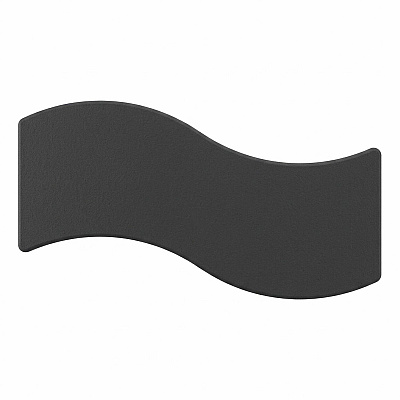 Learniture Shapes Series II Soft Seating Wave Bench (LNT1076BK)