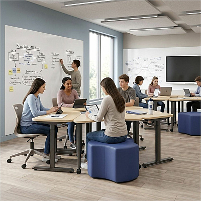 Learniture Shapes Series II Cog Modular Soft Seating (LNT1015266A)