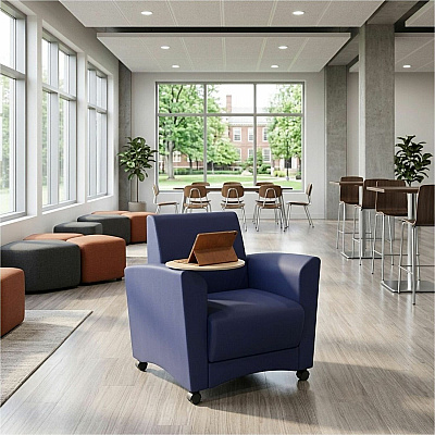 Learniture Shapes Series II Common Area Chair w/Tablet Arm (LNT1601266MP)