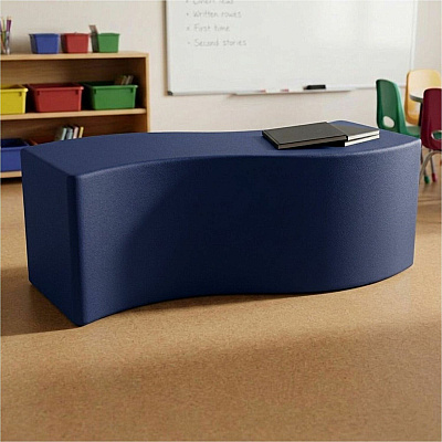 Learniture Shapes Series II Soft Seating Wave Bench (LNT1076266)