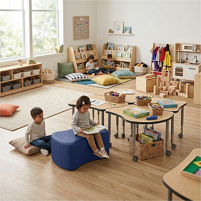 Learniture Shapes Series II Bowtie Modular Soft Seating (LNT1016266A)