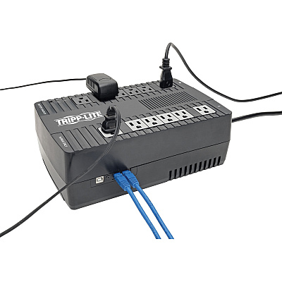 Tripp Lite 750VA 450W Line-Interactive UPS - 12 NEMA 5-15R Outlets, AVR, 120V, 50/60 Hz, USB, Desktop/Wall Mount (AVR750U)