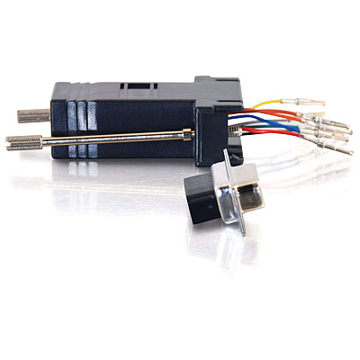 C2G Rj45/db9f Modular Adapter - Black (02943)
