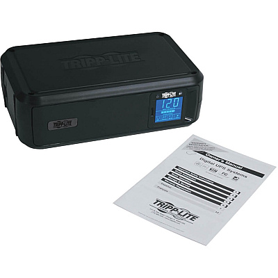 Tripp Lite OmniSmart LCD 120V 650VA 350W Line-Interactive UPS, Tower, LCD display, USB port (OMNI650LCD)