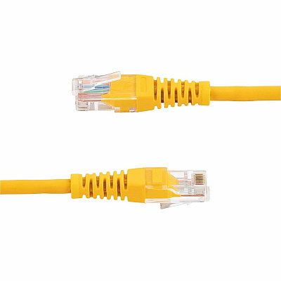 StarTech 1ft Yellow Molded Cat5e Utp Patch Cable (M45PATCH1YL)