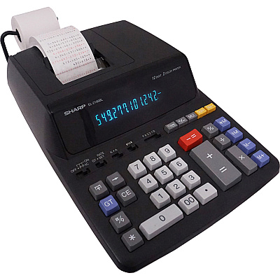 Sharp EL-2196BL 12 Digit Printing Calculator