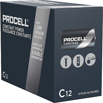 Duracell Procell Alkaline C Batteries (DURPC1400)