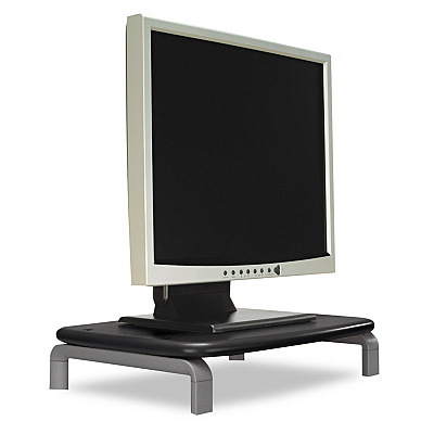 Kensington Monitor Stand With Smartfit, For 21" Monitors, 11.5" X 9" X 3", Black/gray, Supports 80 Lbs (KMW60087)