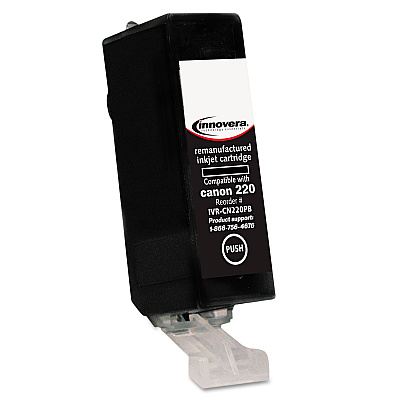 Innovera Remanufactured Black Ink, Replacement for PGI-220 (2945B001), 324 Page-Yield (IVRCNPGI220PB)