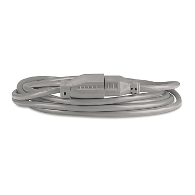 Innovera Indoor Heavy-Duty Extension Cord, 9 ft, 13 A, Gray (IVR72209)