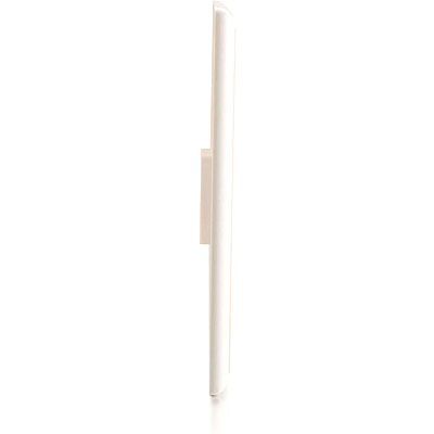C2G 1-port Keystone Wallplate White (03410)