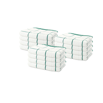 Cooks Linen Kitchen Towel 15x25 Green, Case Of 144 (KT-GREEN-CS)