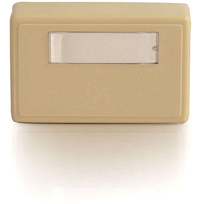 C2G Keystone Jack Surface Mntbox 1port Ivory (03830)
