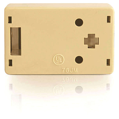 C2G Keystone Jack Surface Mntbox 1port Ivory (03830)
