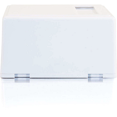 C2G Keystone Jack Surface Mntbox 2-port Wht (03833)