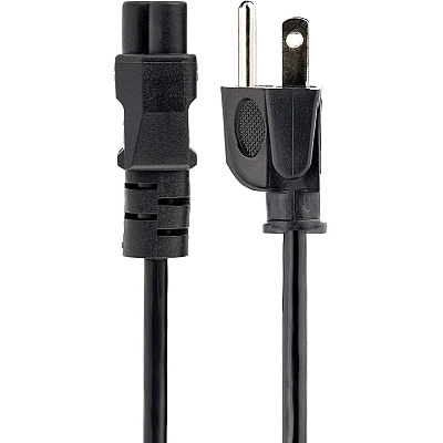 StarTech 6ft Laptop Power Cord, Nema1-15p To C5 (PXT101NB3S)