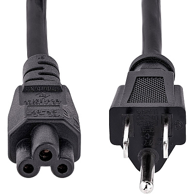 StarTech 6ft Laptop Power Cord, Nema1-15p To C5 (PXT101NB3S)
