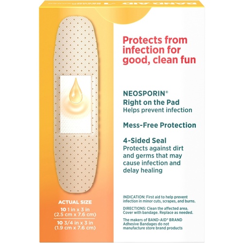 BAND-AID Adhesive Bandages Infection Defense with Neosporin (5570)