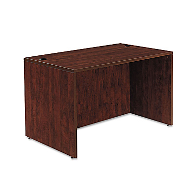 Alera Valencia Series Straight Front Desk Shell, 47.25" x 29.5" x 29.63", Mahogany (ALEVA214830MY)