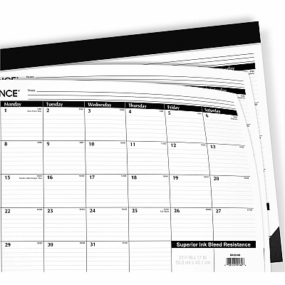 At-A-Glance Monthly Desk Pad Calendar, Standard, 21 3/4" x 17" (SK2200)
