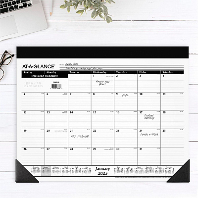 At-A-Glance Monthly Desk Pad Calendar, Standard, 21 3/4" x 17" (SK2200)