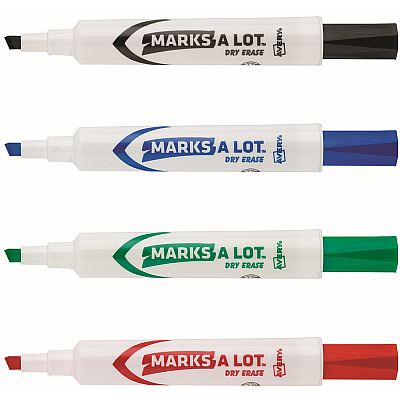 Avery Marks A Lot Desk-Style Dry-Erase Markers (AVE24409)