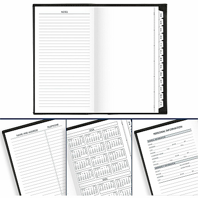 At-A-Glance Monthly Planner, Black, Pocket, 3 1/2" x 6" (7006405)